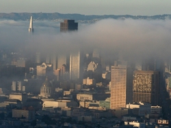 San Francisco et son clbre brouillard