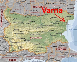 Localisation de Varna