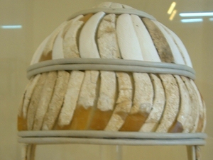 Casque en dents de Sanglier