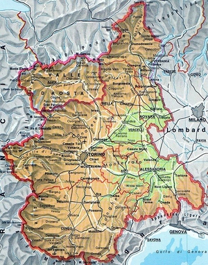 Carte du Pimont