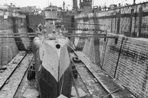 U-Boot en cale sche