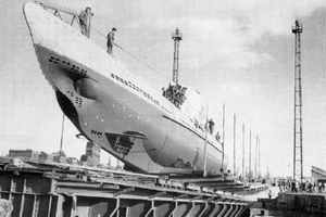 U61 Type IIC en cale sche  Lorient