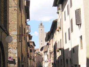 San Gimigniano Rue Principale: